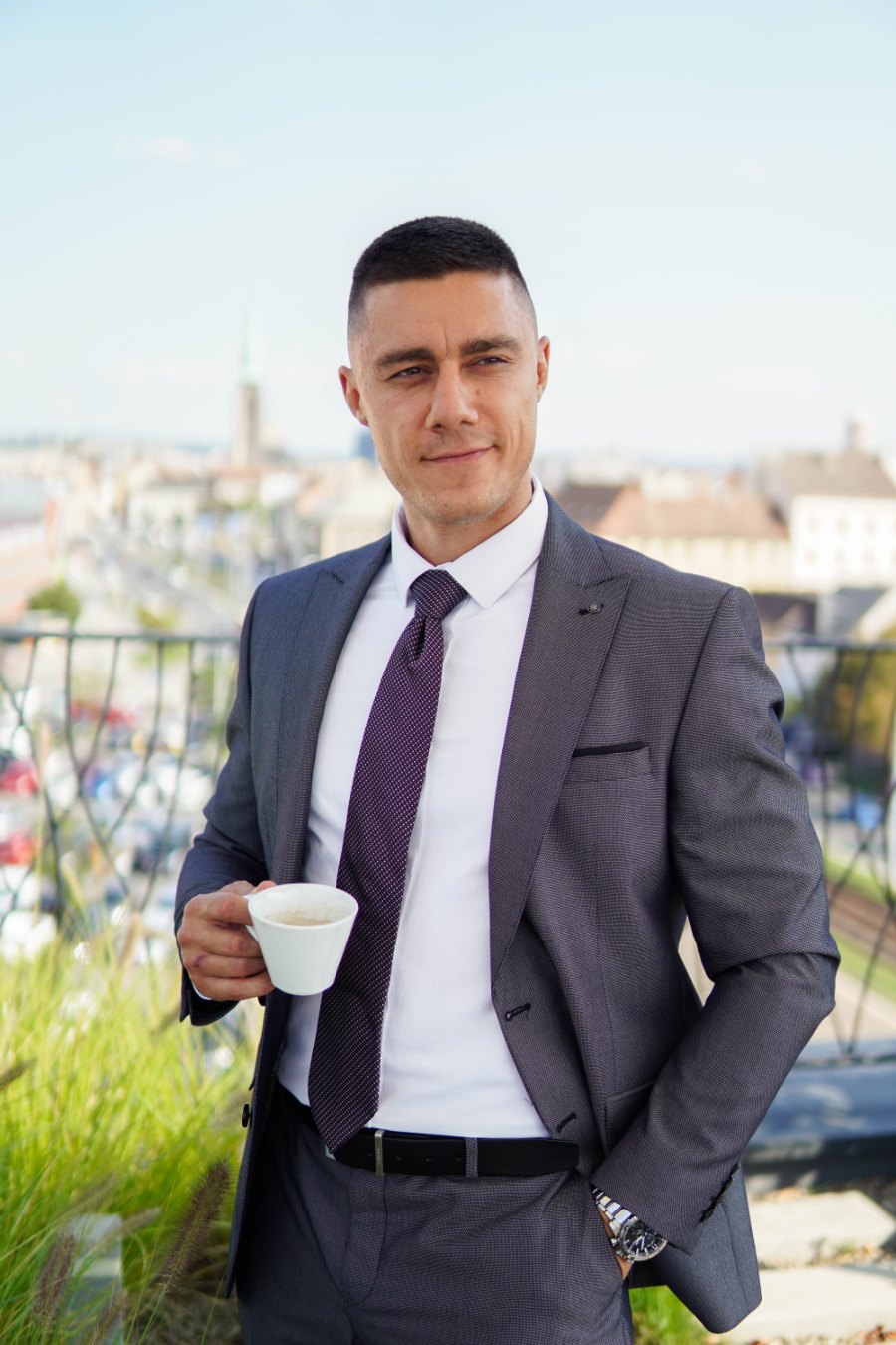 Portrét finančního poradce Jakuba Koldinského